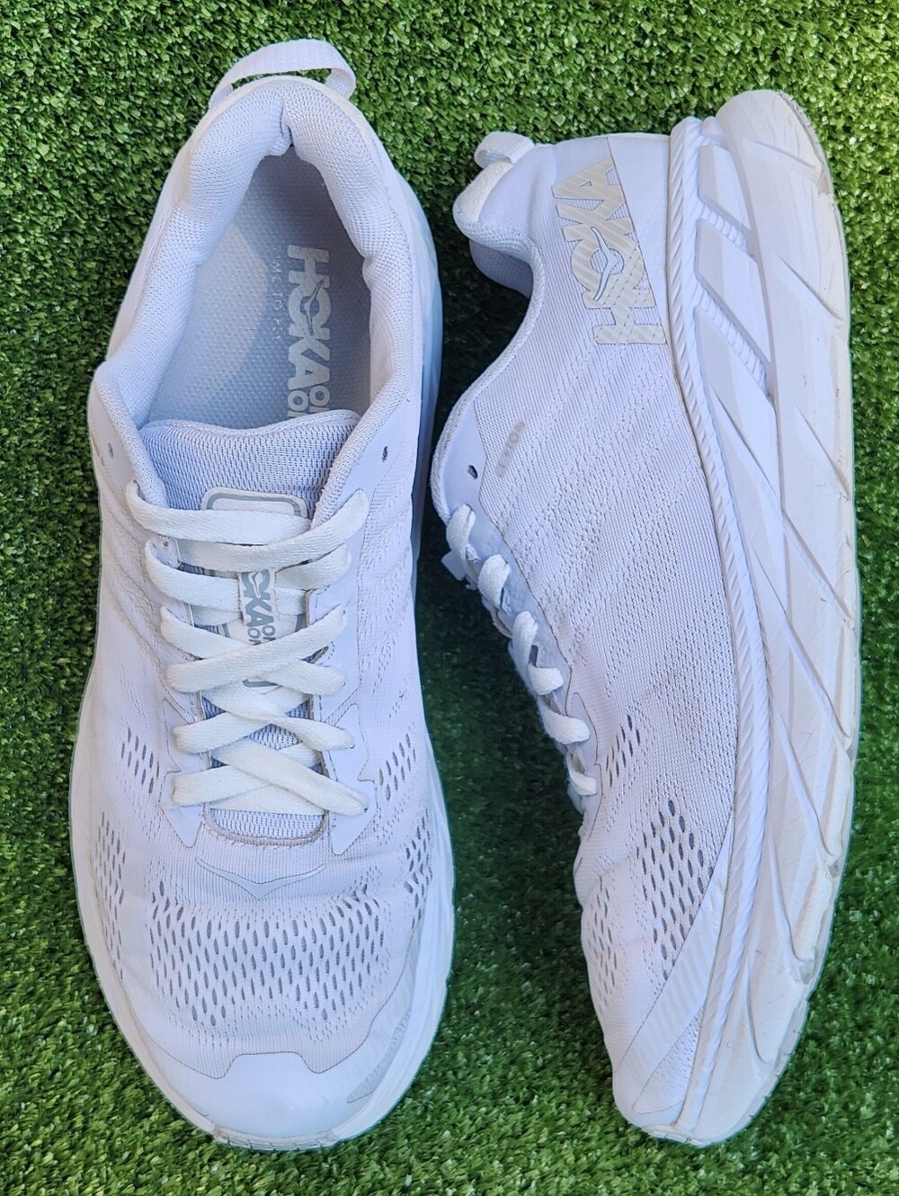 Hoka Mens Size 12.5 Clifton 6 Running/Walking Comfort Lightweight Sneakers Shoes